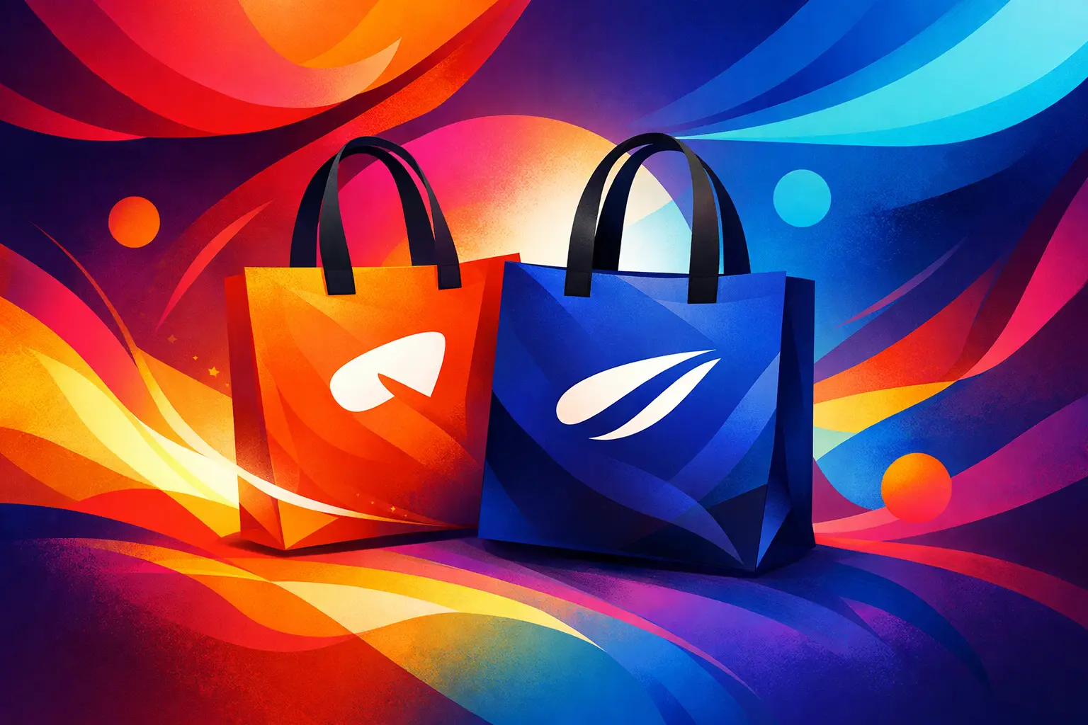 Stofftaschen mit Firmenlogo, die sichtbar wirken